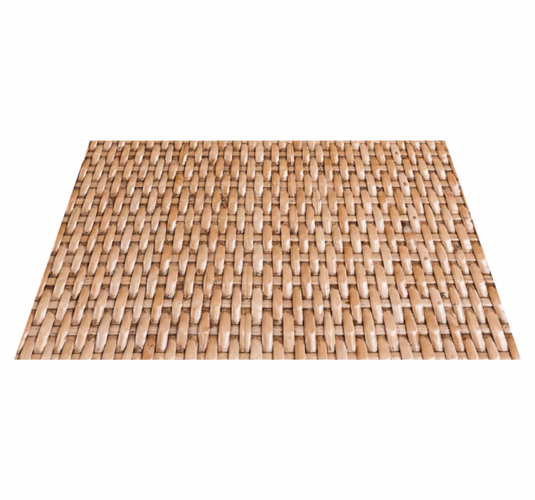 ランチョン マット 柄 織り目のあるテクスチャー表面 - TENSTICKERS