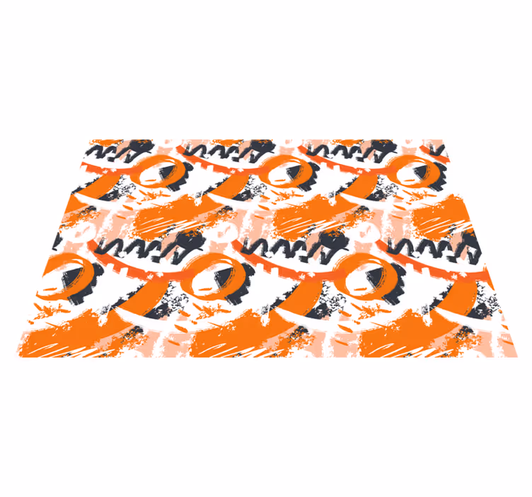 ランチョン マット 柄 抽象的なカラフルパターン - TENSTICKERS