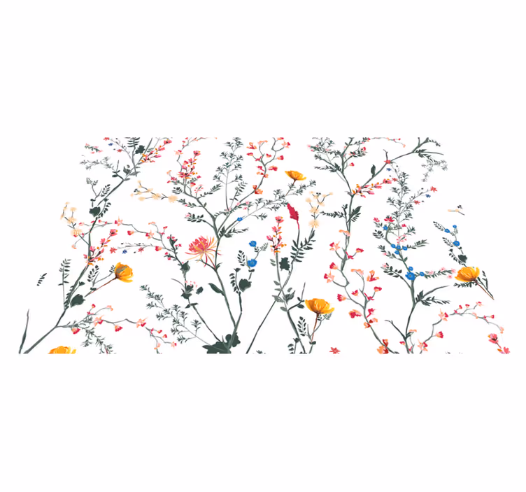 オリジナル ランチョンマット 花柄の配列 - TENSTICKERS