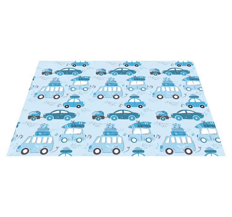 ランチョンマット 子供 車と荷物 - TENSTICKERS