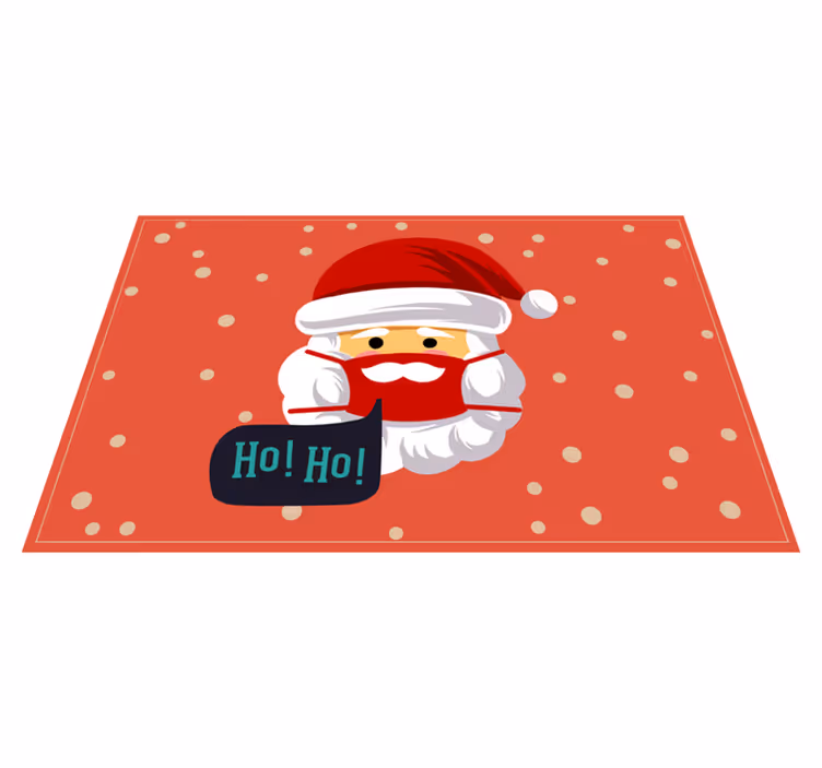 クリスマス ランチョン マット サンタクロースの楽しさ - TENSTICKERS