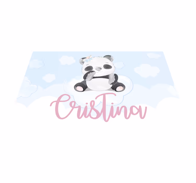 ランチョンマット 子供 かわいいパンダキャラクター - TENSTICKERS