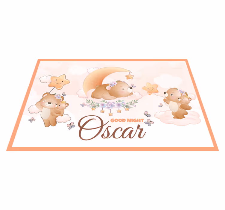 ランチョンマット 子供 星のあるクマ - TENSTICKERS