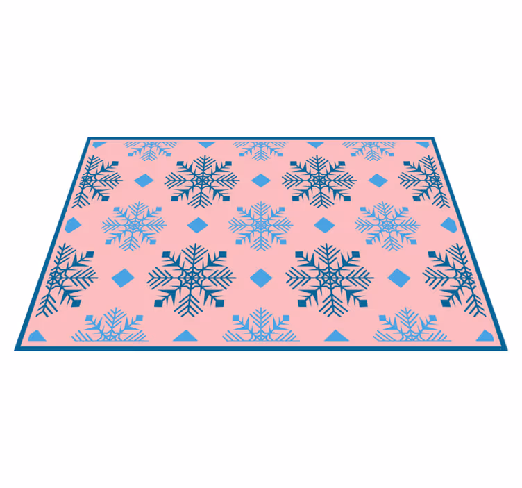 クリスマス ランチョン マット 雪の結晶パターンテーブルセッティング - TENSTICKERS