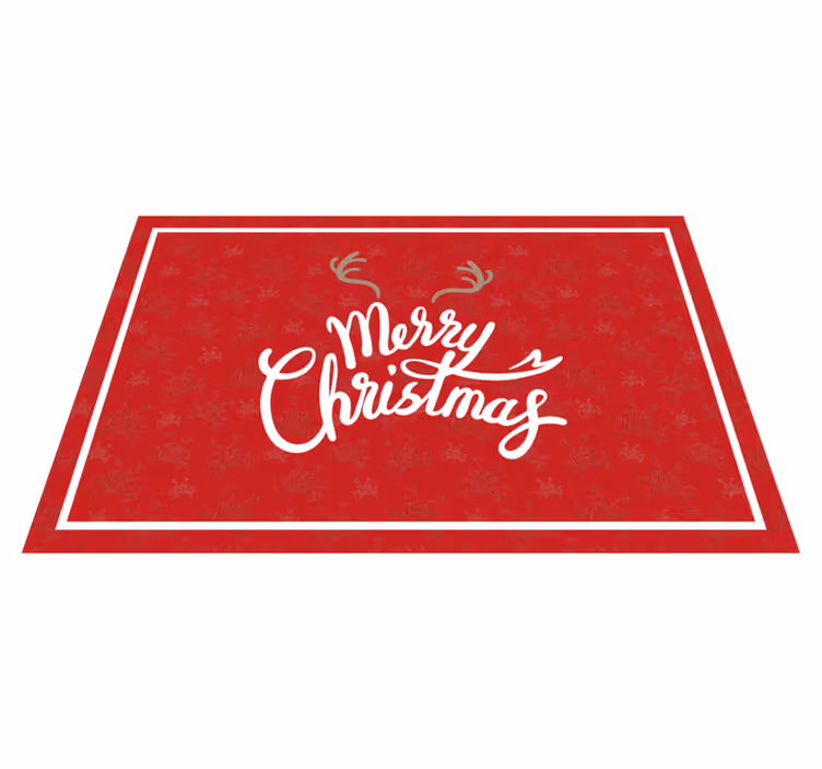 クリスマス ランチョン マット 楽しいクリスマスの挨拶 - TENSTICKERS