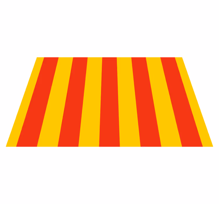 オリジナル ランチョンマット ボールドストライプパターン - TENSTICKERS