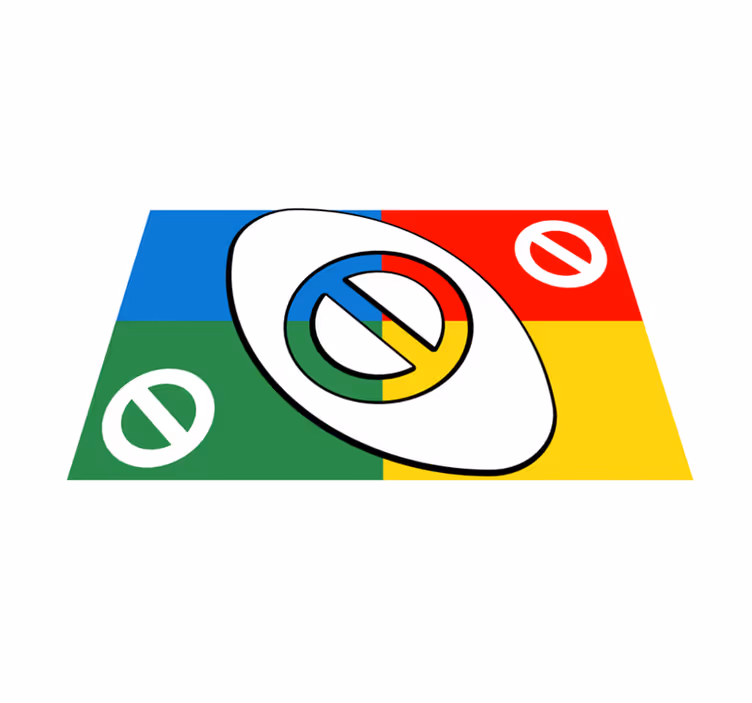 テーブル クロス モダン 抽象的なカラフルな形 - TENSTICKERS
