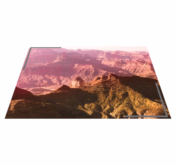 テーブル クロス モダン 山の風景 プレースメント - TENSTICKERS