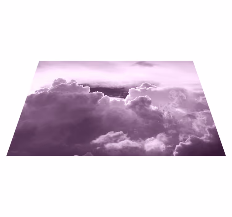 ランチョン マット 柄紫の雲 - TENSTICKERS