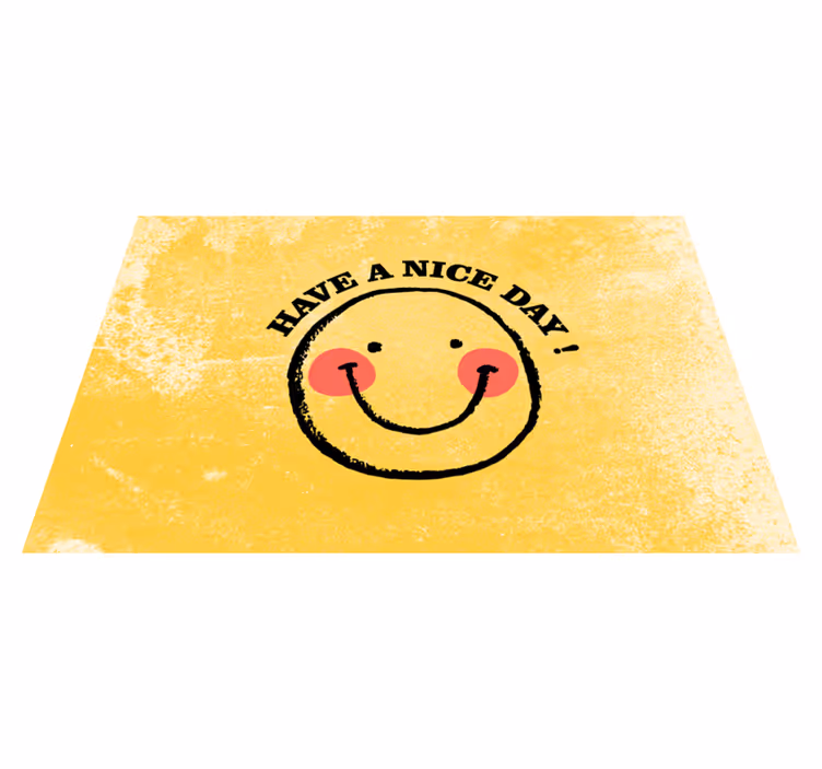 引用 ランチョンマット 笑顔の顔の名言 - TENSTICKERS