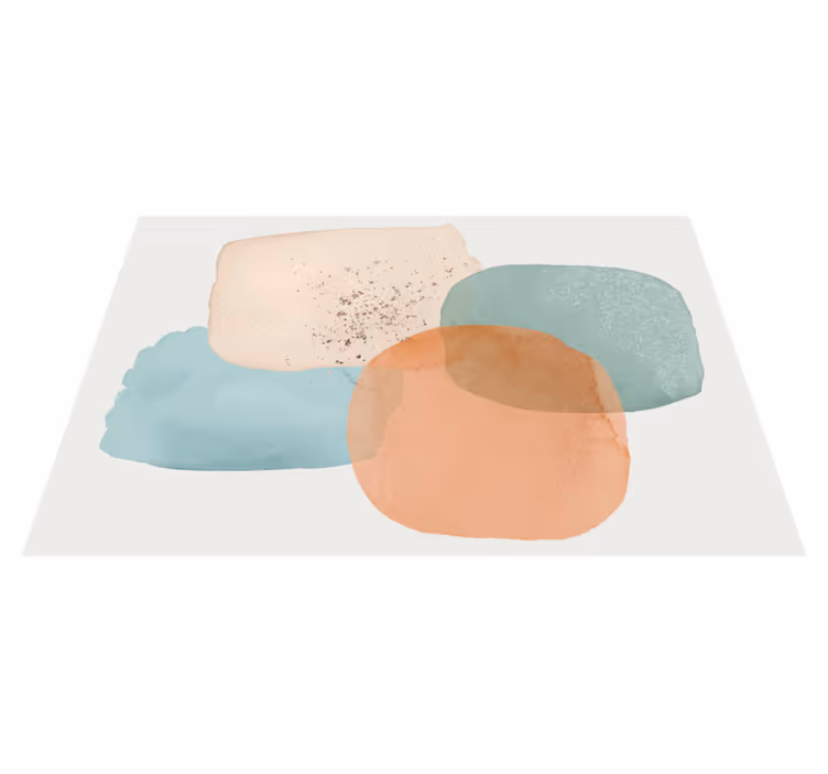 ランチョン マット 柄 muted color shapes - TENSTICKERS