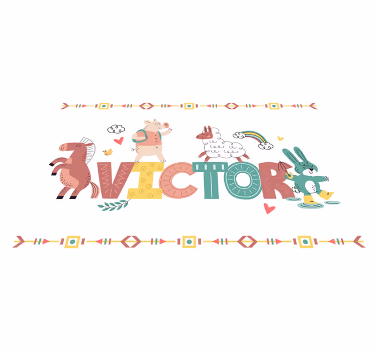 ランチョンマット 子供 かわいい動物キャラクター - TENSTICKERS