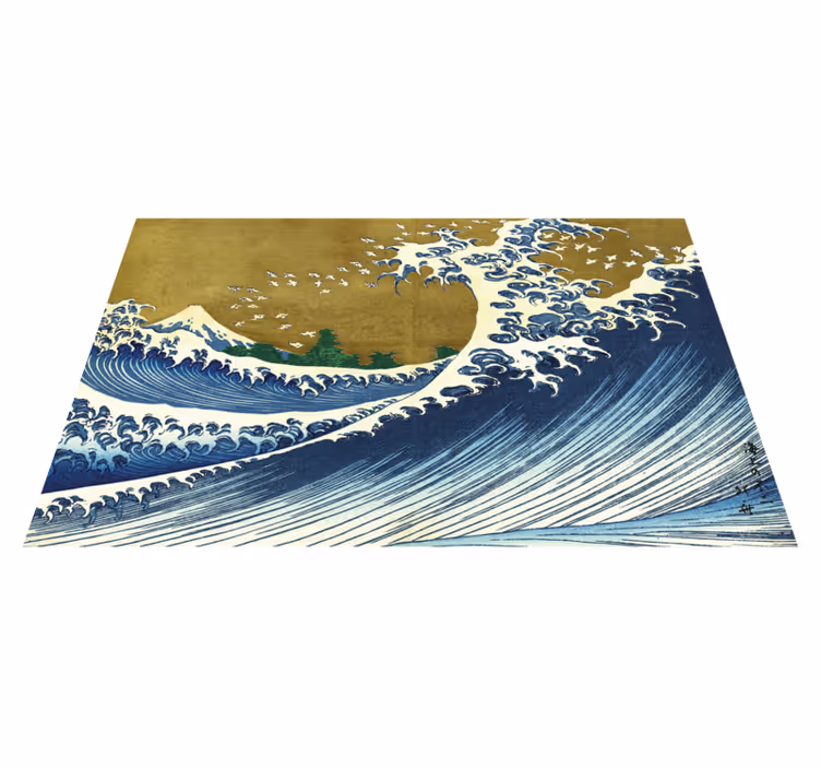 海上城の藤テーブルランチョンマット - TENSTICKERS