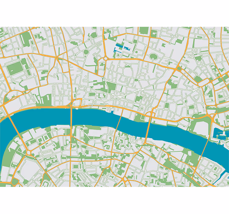 あなたのためのロンドンの壁の壁画の地図！ - TENSTICKERS