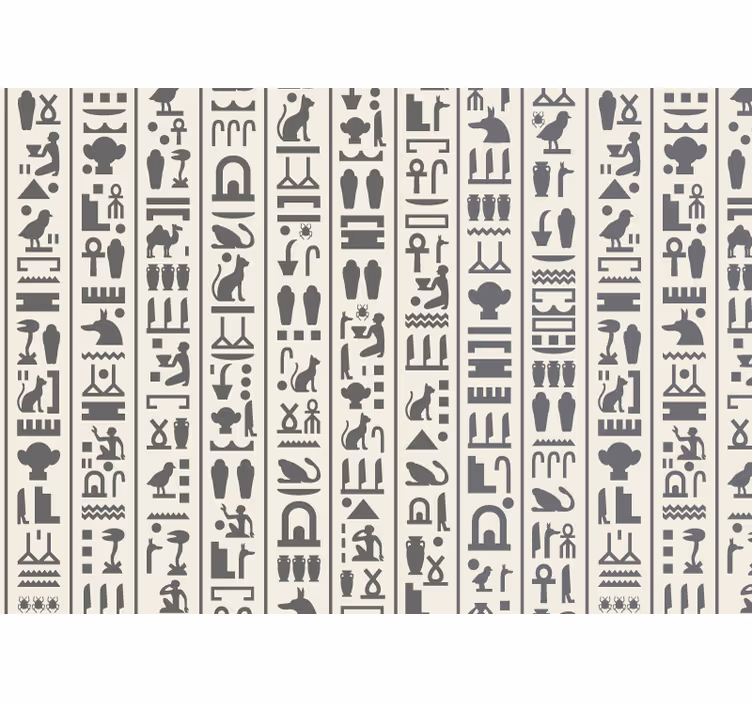 動物 壁画 古代の象徴的な人物 - TENSTICKERS