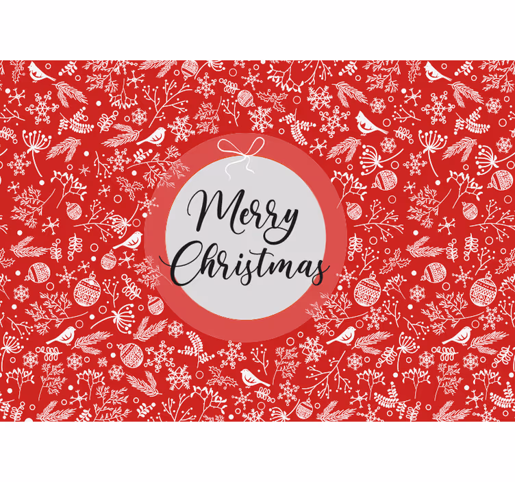 クリスマス 壁画 祝福のホリデーウィッシュ - TENSTICKERS