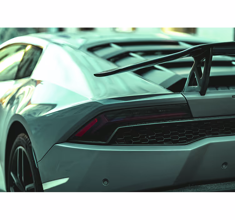 車 壁画 洗練されたスポーツカー - TENSTICKERS