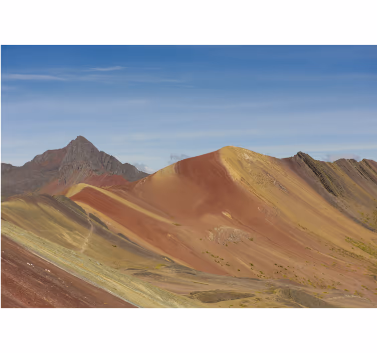 山 壁画 アンデスの峰の壮麗さ - TENSTICKERS