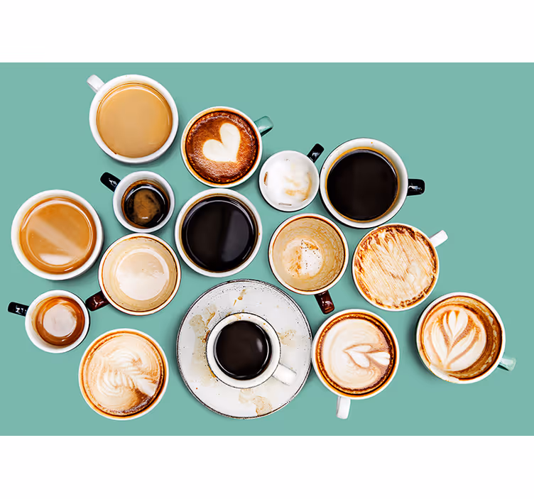 フレーズ壁画コーヒーカップコレクション - TENSTICKERS