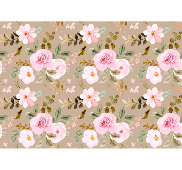 花 柄 壁画 花の優雅な美しさ - TENSTICKERS