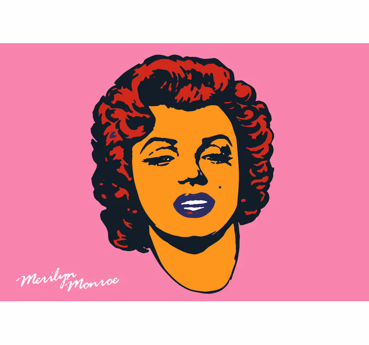 マリリンモンローオリジナルポップアート壁画 - TENSTICKERS