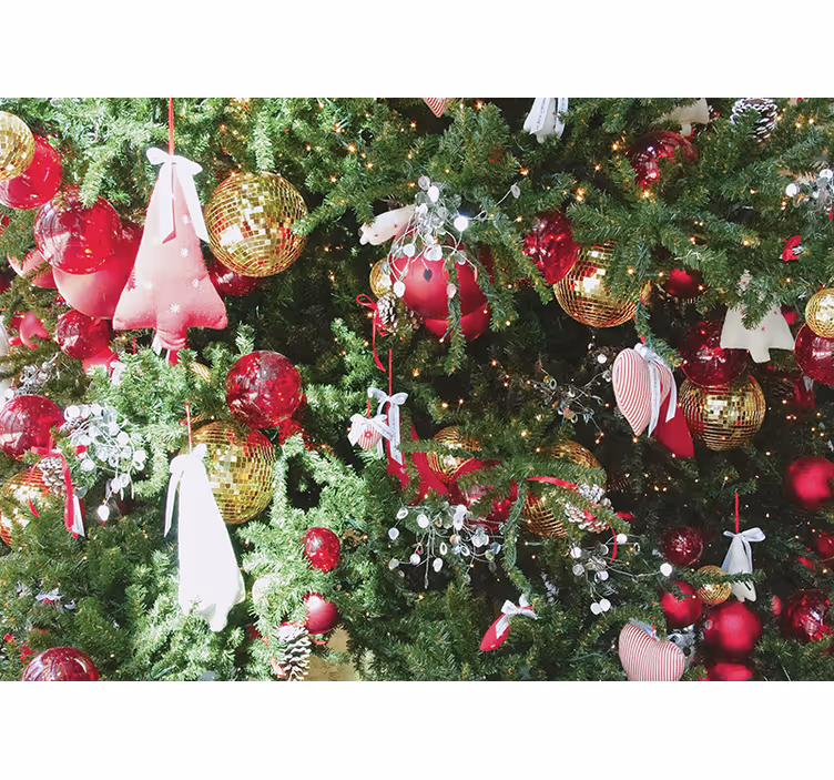 クリスマス 壁画 お祝いのホリデーオーナメント - TENSTICKERS