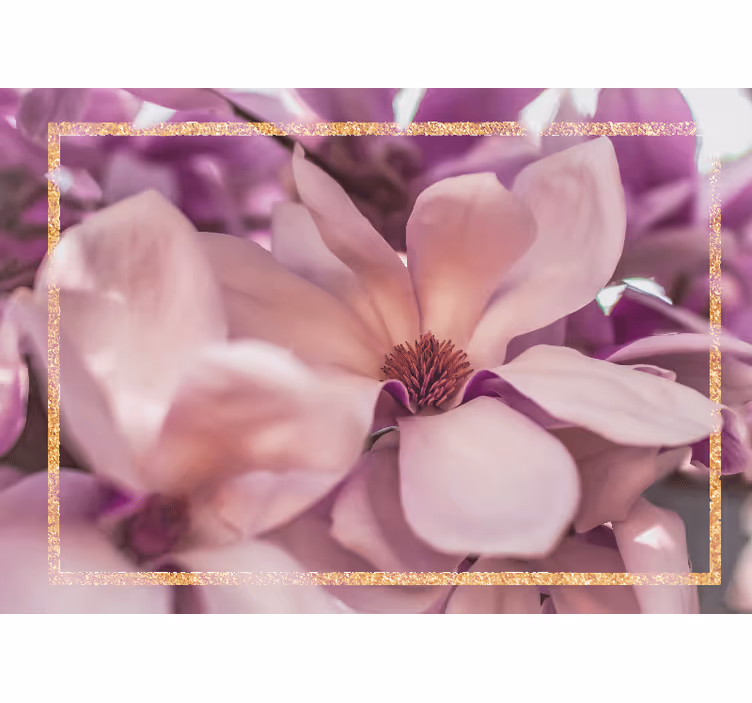 花 柄 壁画 モクレンの花のクローズアップ - TENSTICKERS