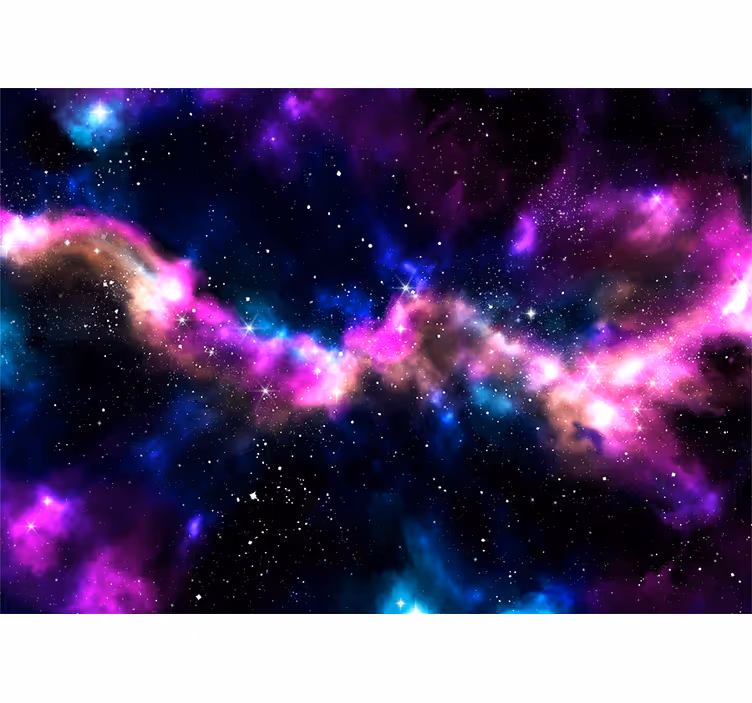 壁画 天の川 宇宙の星雲風景 - TENSTICKERS