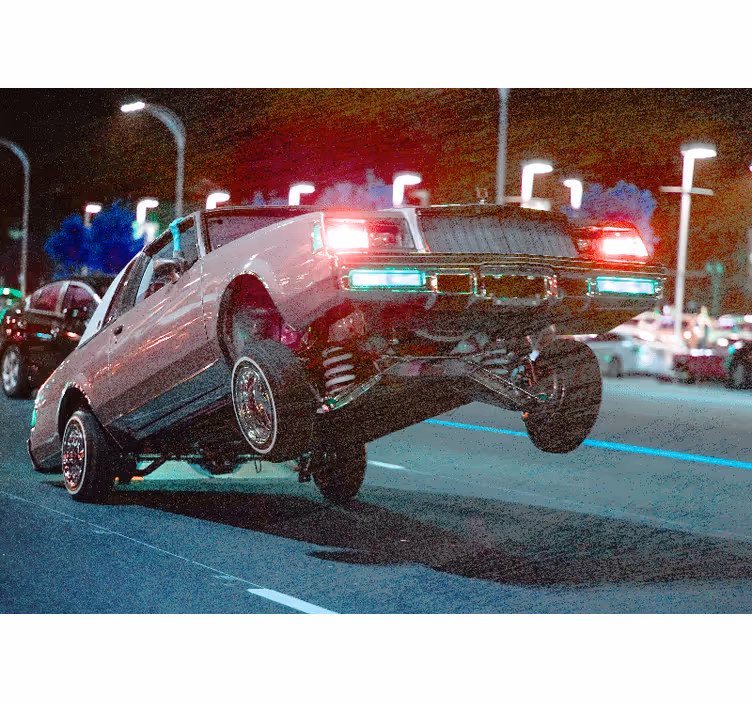 車 壁画 クラシックカー スタント - TENSTICKERS
