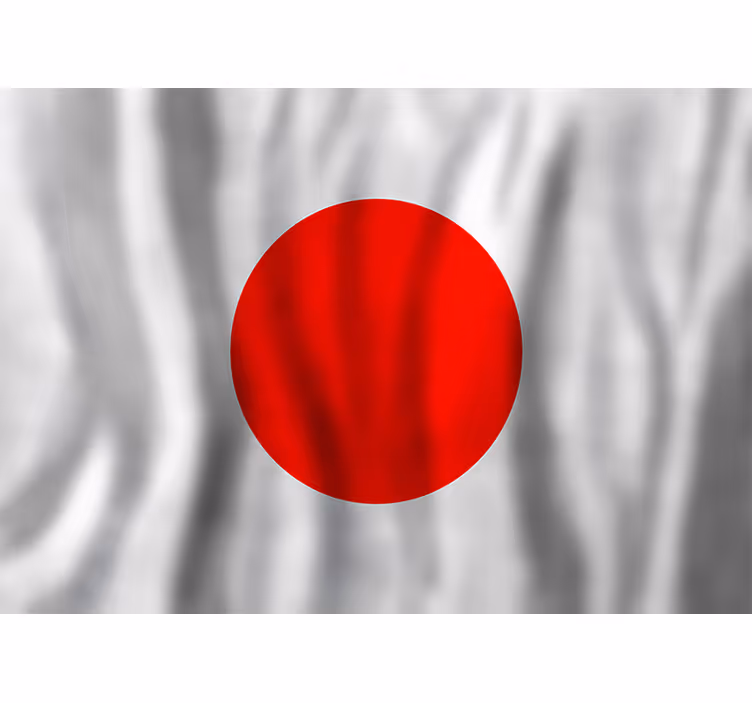 他の都市や国 壁画 日本の国旗 - TENSTICKERS
