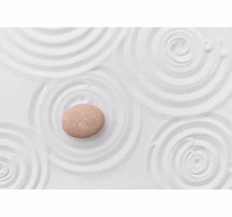 禅環境 壁画 抽象的な渦巻き模様 - TENSTICKERS