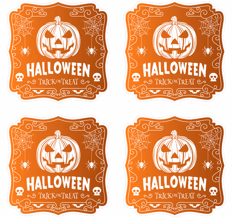 ハロウィンビールドリンクコースター - TENSTICKERS