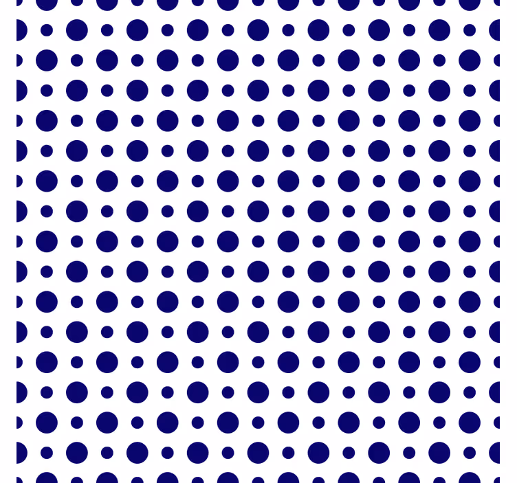 コースターテクスチャ効果太い水玉模様 - TENSTICKERS