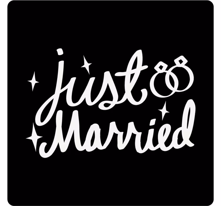 コースター 結婚式 新婚祝いセレブレーション - TENSTICKERS