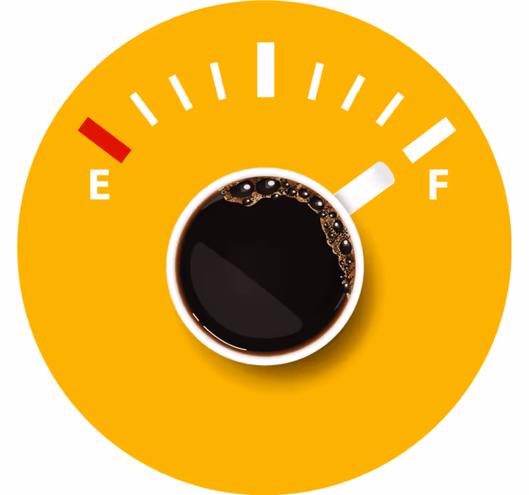 コースターカスタマイズコーヒーレベルインジケーター - TENSTICKERS