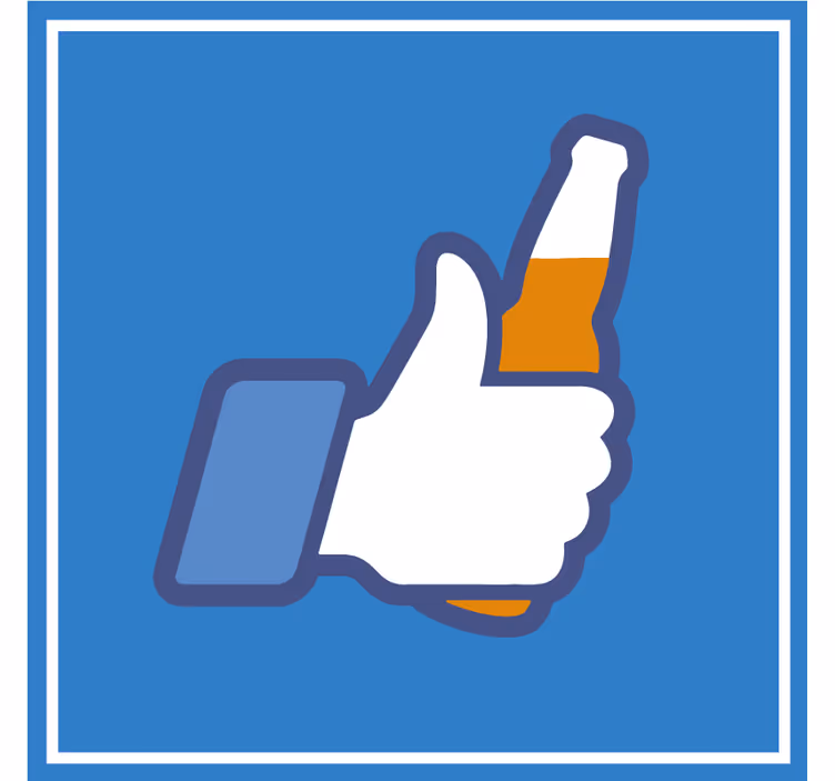 ビールマットサムズアップ飲料 - TENSTICKERS