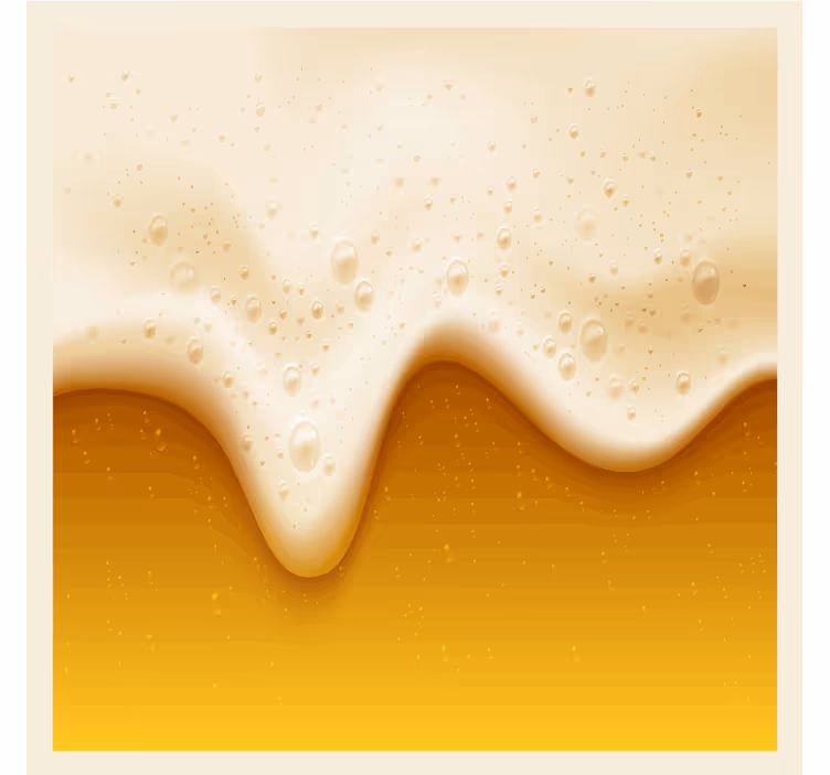 ビールマット泡立つ飲料の表面 - TENSTICKERS