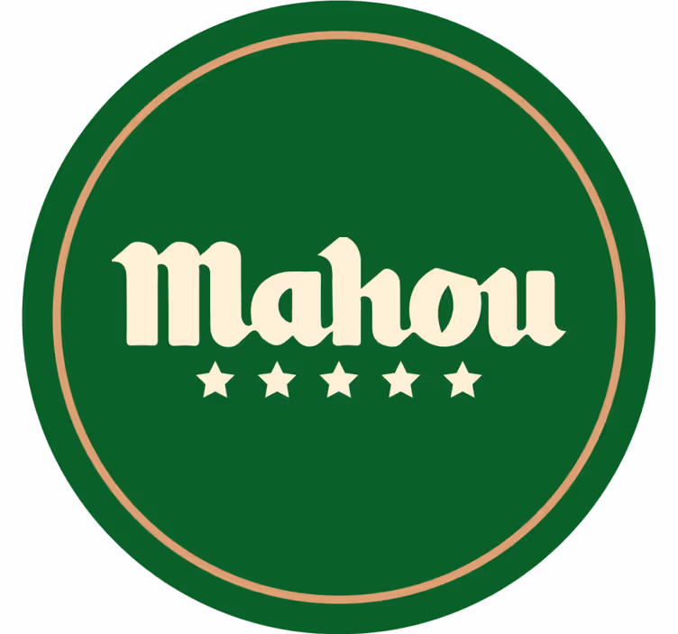 ビールマットクラシック飲料円形マーカー - TENSTICKERS