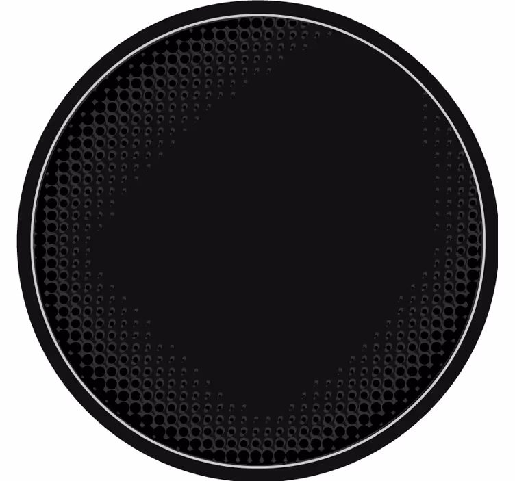 ビールマット テクスチャー付き円形表面 - TENSTICKERS