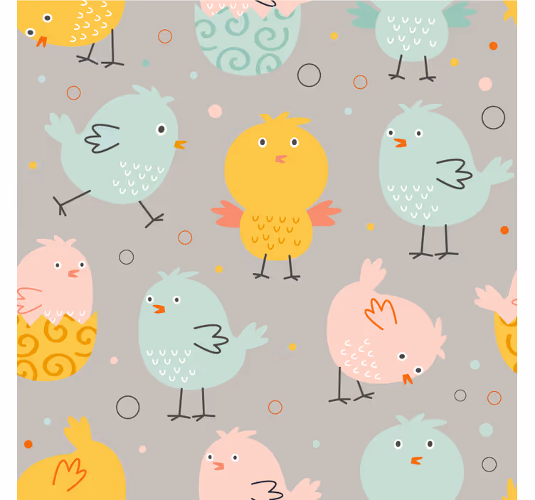 コースター フリーク 夢のようなカラフルな鳥たち - TENSTICKERS