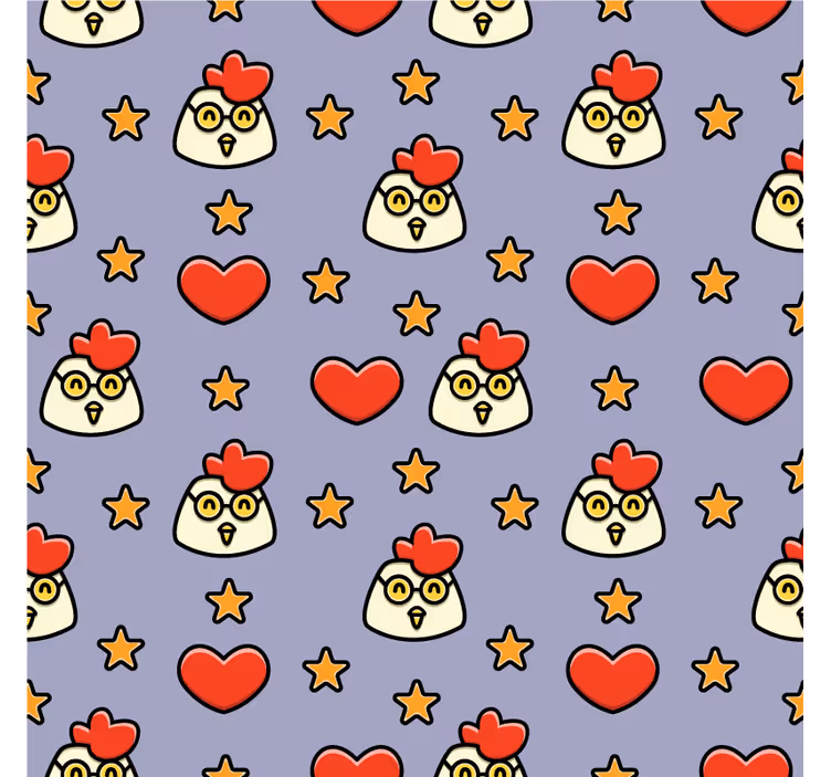 コースター フリーク 遊び心満載のニワトリヘッド - TENSTICKERS