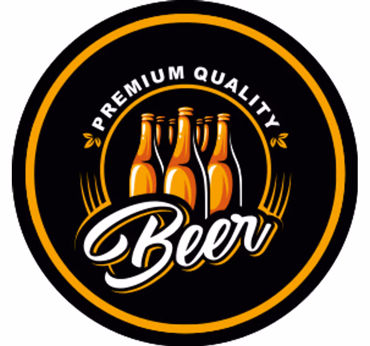 ビールマット高品質飲料エンブレム - TENSTICKERS