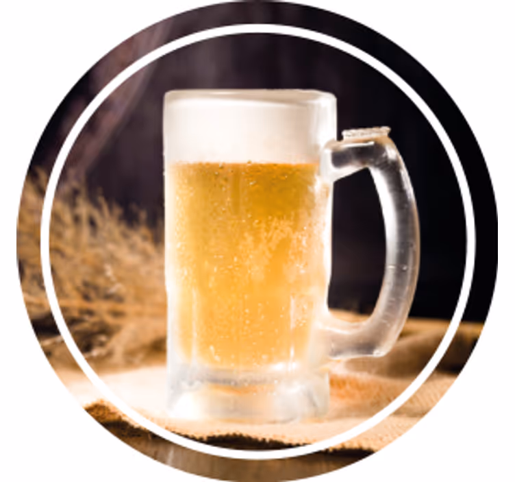 ビールマット泡付き冷却マグ - TENSTICKERS