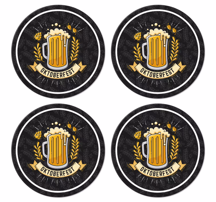 ビールフェストオクトーバーフェストビールマット - TENSTICKERS