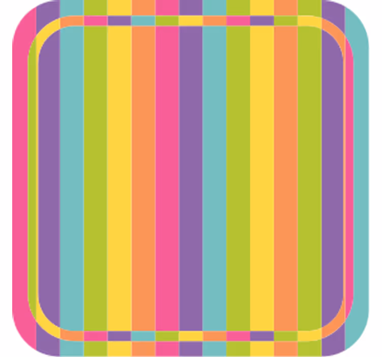 ビールマット 鮮やかでカラフルなデザイン - TENSTICKERS