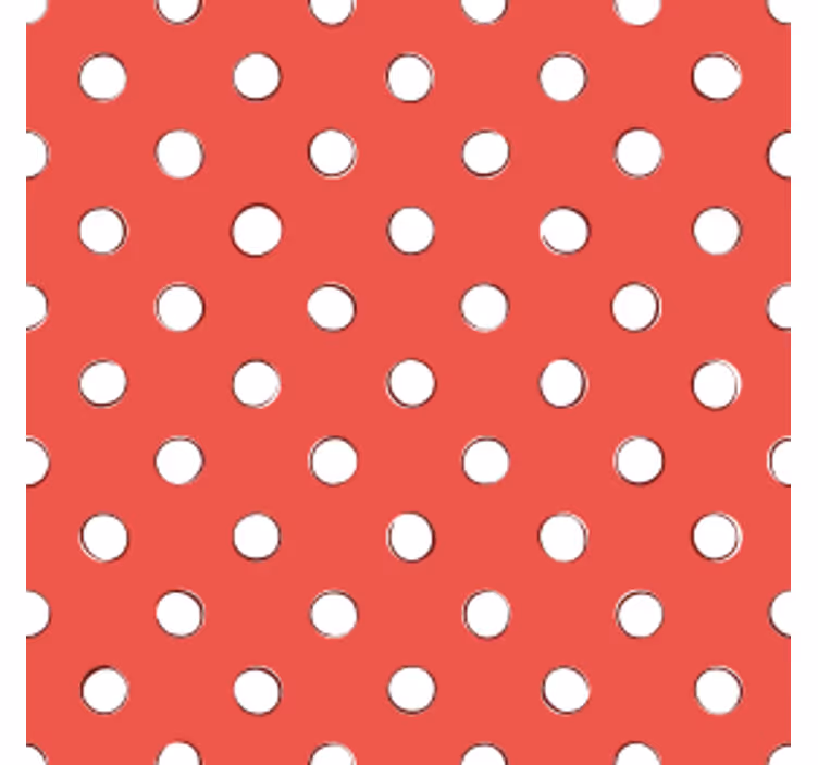 コースターテクスチャ効果水玉模様 - TENSTICKERS
