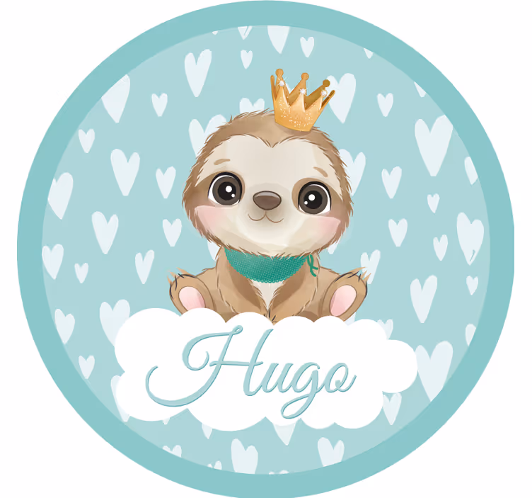 コースター フリーク かわいいナマケモノキャラクター - TENSTICKERS