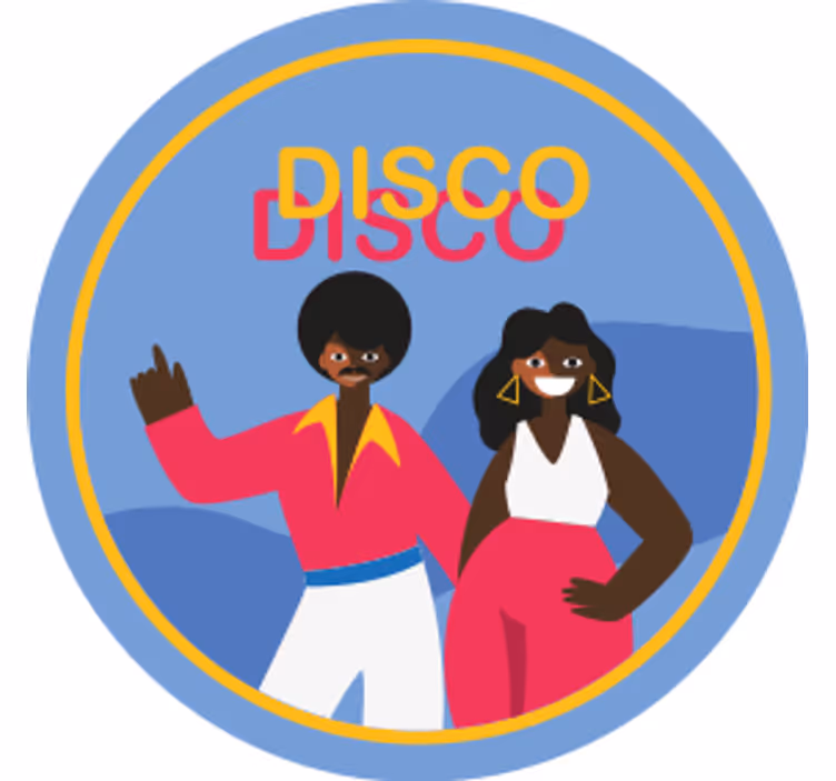コースター フリーク ディスコダンスパーティー - TENSTICKERS
