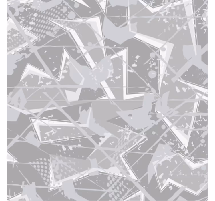 コースターテクスチャ効果抽象幾何学模様 - TENSTICKERS