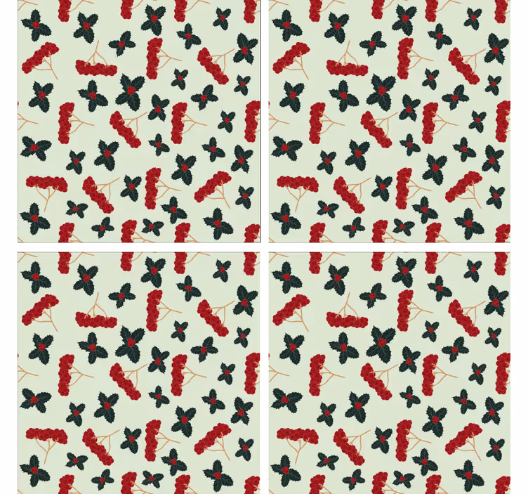 コースターテクスチャ効果花をテーマにした背景 - TENSTICKERS